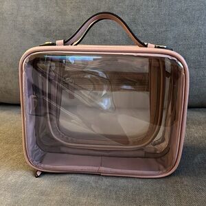 Calpak Medium Clear Cosmetics Case